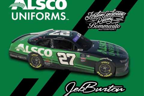 Alsco Uniforms Continues Partnership with Driver Jeb Burton for 2023