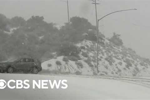 First major snowstorm of the season slams northeast