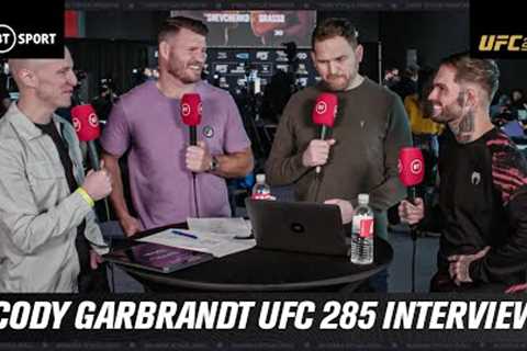 Cody Garbrandt is ready to put on a show at UFC 285 🔥 Weigh-in show exclusive interview #UFC285