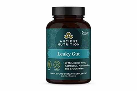 Gut Health Supplement by Ancient Nutrition Leaky Gut Capsules, 60ctFormulated with Licorice Root,..
