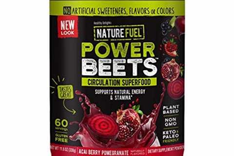 Nature Fuel Power Beets Powder, Delicious Acai Berry Pomegranate, Concentrated Superfood Supplement,..