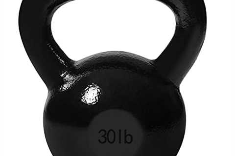 JFIT Kettlebell Weights Cast Iron â 30 Pounds - Ballistic Exercise, Core Strength, Functional..