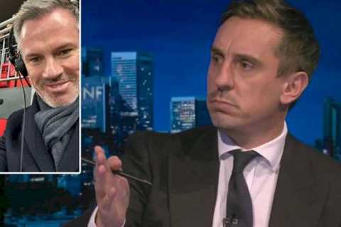 Gary Neville’s Monday Night Football ‘no show’ explained after Jamie Carragher mocks pal