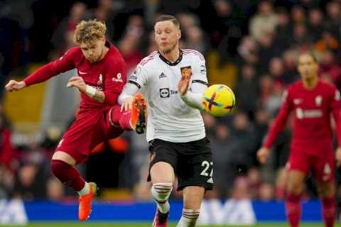 Man Utd striker Weghorst claims he touched Anfield sign to ‘wind up’ Liverpool defender Van Dijk