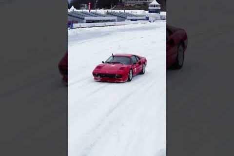 Are you ready to take a spin around the frozen lake of #StMoritz?  #FerrariClassiche #Ferrari