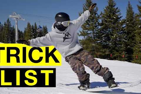 26 Snowboard TRICKS to Learn This Weekend!