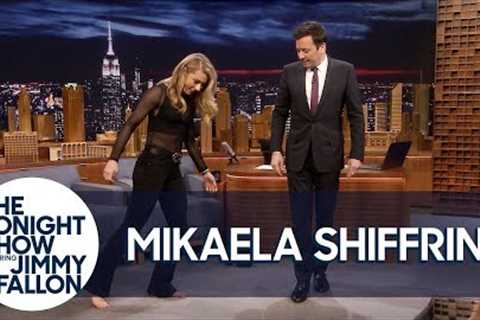 History-Making Ski Racer Mikaela Shiffrin Teaches Jimmy to Shuffle Dance