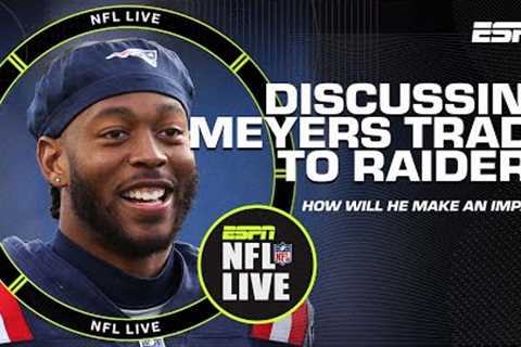 How the addition of Jakobi Meyers will impact the Raiders | NFL Live