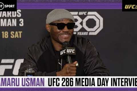 Kamaru Usman Media Day Interview 🇳🇬 Revenge Season In London  UFC 286