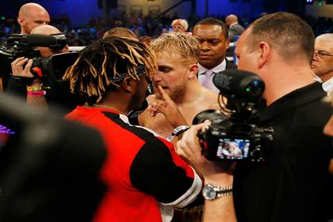KSI accuses Jake Paul of ‘DUCKING’ fight after being sent contract as his manager says Wembley is..
