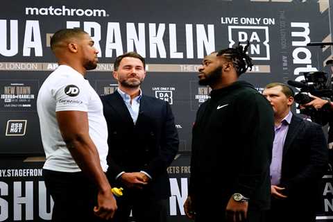 Anthony Joshua is still in his prime and will get fights against Tyson Fury and Wilder if he beats..
