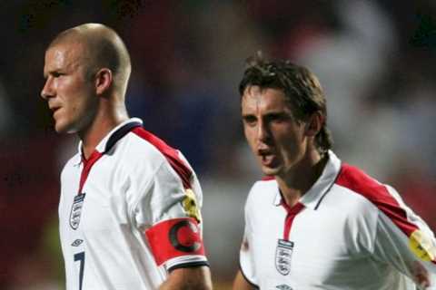 ‘David Beckham was led by Gary Neville as England captain – Becks was quiet and shy’