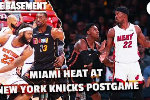 Miami Heat at New York Knicks Postgame Show | The Basement Sports Network