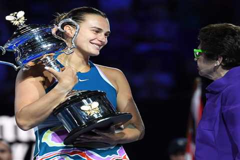 Aryna Sabalenka thanks Billie Jean King after Australian Open win