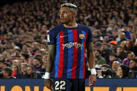 Arsenal given fresh hope as they line up THIRD transfer bid for Barcelona star Raphinha in the..