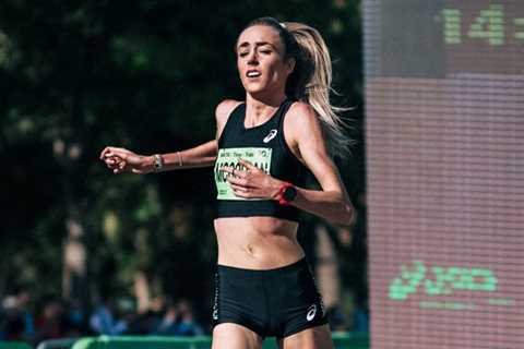 Eilish McColgan smashes UK half-marathon record in Berlin