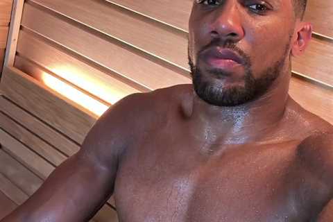 Anthony Joshua celebrates Jermaine Franklin win with sweaty sauna session and reveals when he will..