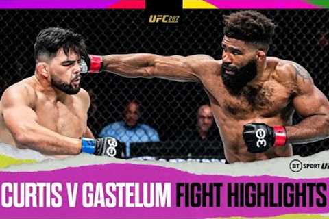 BACK AND FORTH ACTION! Chris Curtis and Kelvin Gastelum deliver at #UFC287  UFC Fight Highlights