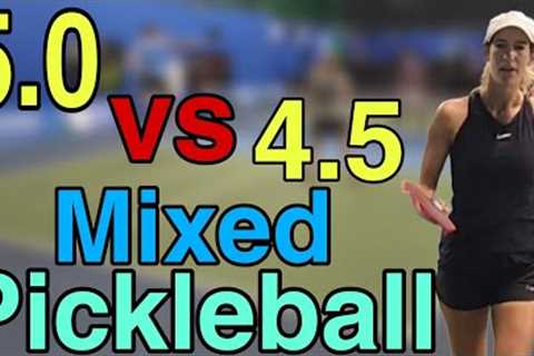 Fast 5.0 vs 4.5 Pickleball Mixed Doubles MLP Cash Event