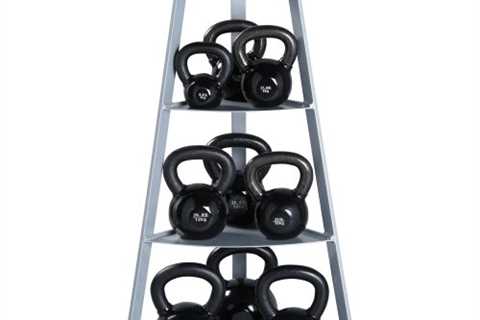 SPRI Steel Kettle Bell Storage Rack by SPRI