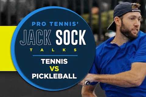 PRO TENNIS' JACK SOCK TALKS TENNIS VS. PICKLEBALL