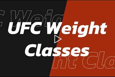 UFC Weight Classes   The Way of Martial Arts