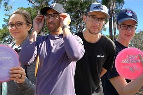 Learning how to play disc golf (in glasses)