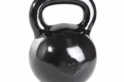 CAP Barbell SDK2-080 Powder Coated Cast Iron Kettlebell, 80 lb., Black by CAP Barbell, Inc.