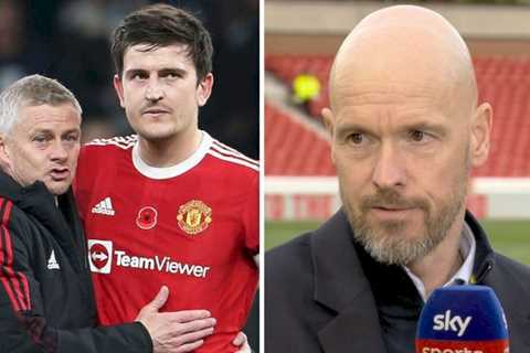 Man Utd boss Erik ten Hag takes thinly-veiled dig at Solskjaer over Harry Maguire