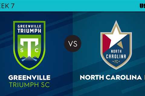 Greenville Triumph SC v North Carolina FC: April 29, 2023