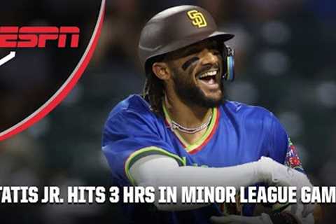 Fernando Tatis Jr. hits 3 home runs in minor league game | MLB on ESPN