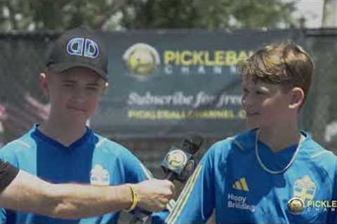 The Swedish Kids at the US Open Pickleball Championships!