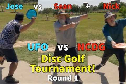 UFO vs NCDG Disc Golf Mini Tournament! Round 1 - Willow Fork Park - F9