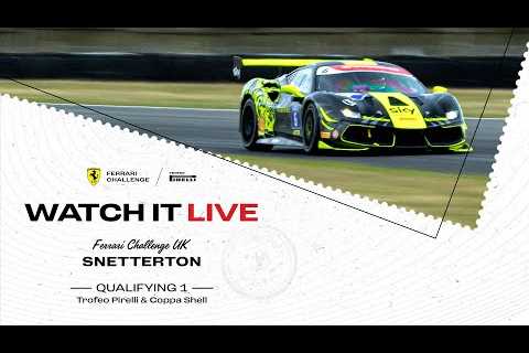 Ferrari Challenge UK - Snetterton Qualifying 1 Trofeo Pirelli & Coppa Shell