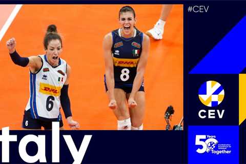 Italy’s Best Attacking Plays at CEV EuroVolley 2021