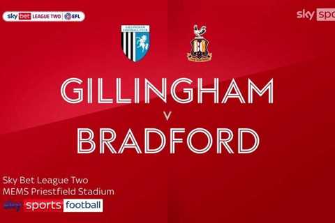 Bradford ease past Gillingham