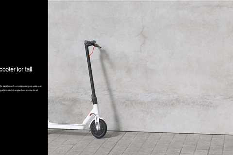 Best scooter for tall riders