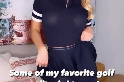 ‘Spectacular’ Paige Spiranac wows fans in see-through top during golf outfit try-on