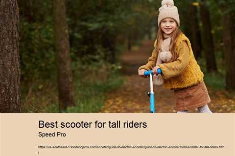 Best scooter for tall riders