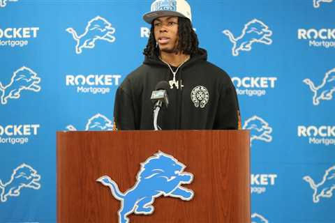 Detroit Lions unveil jerseys numbers for 2023 rookies, free agents adds