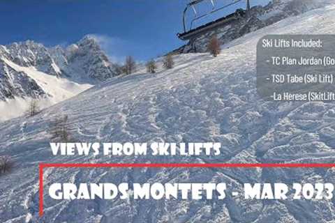 Chamonix Grands Montets - Ski lifts videos in 4K - Watch the area from the ski lifts!