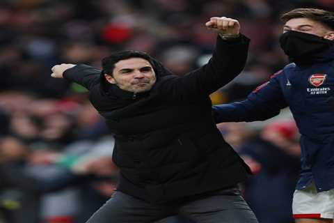 Arteta begs Arsenal to celebrate wildly if they score last-gasp winner as he fears this is best..