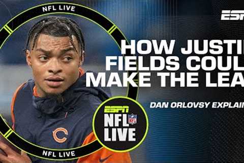 Justin Fields playing MVP FOOTBALL!? 👀 Dan Orlovsky & Mina Kimes reveal how | NFL Live