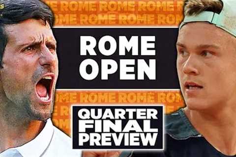 Novak Djokovic vs Holger Rune | Rome Open 2023 Quarter Final | Tennis Talk Preview