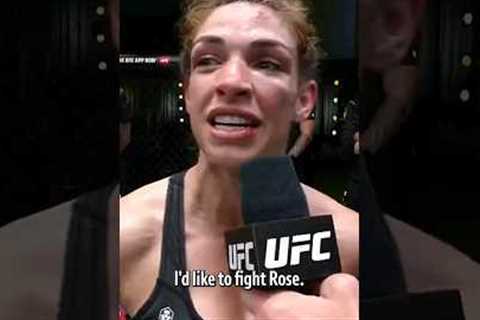 Mackenzie Dern CALLS OUT Rose Namajunas! 👀 #UFC #MMA #UFCVegas73 #Shorts