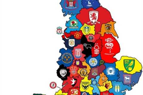 Biggest club in every county across England graphic designed by fan causes fury with Arsenal..