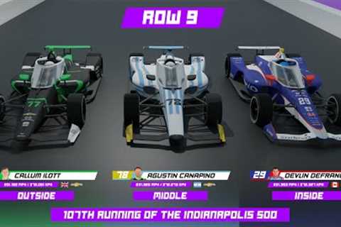 2023 Indy 500 - STARTING GRID