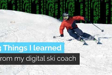 Advanced Carving | 3 Things I Learned From My Digital Ski Coach Carv