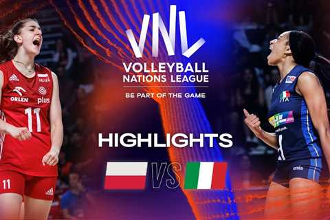 POL vs.  ITA – Highlights Week 1 | Women’s VNL 2023