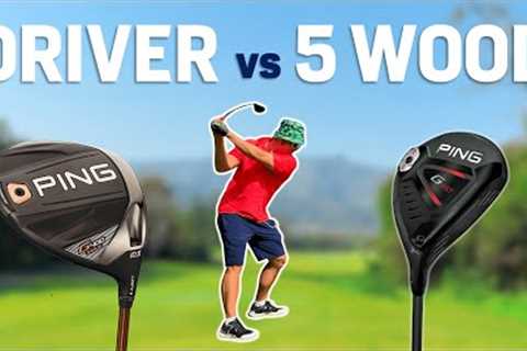 Difference Between Driver and 5 Wood from the Tee (REALITY)